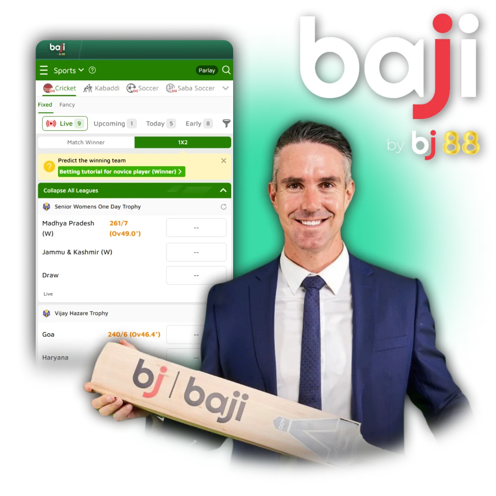 On the Baji Live platform, cricket lovers will be able to place bets easily.