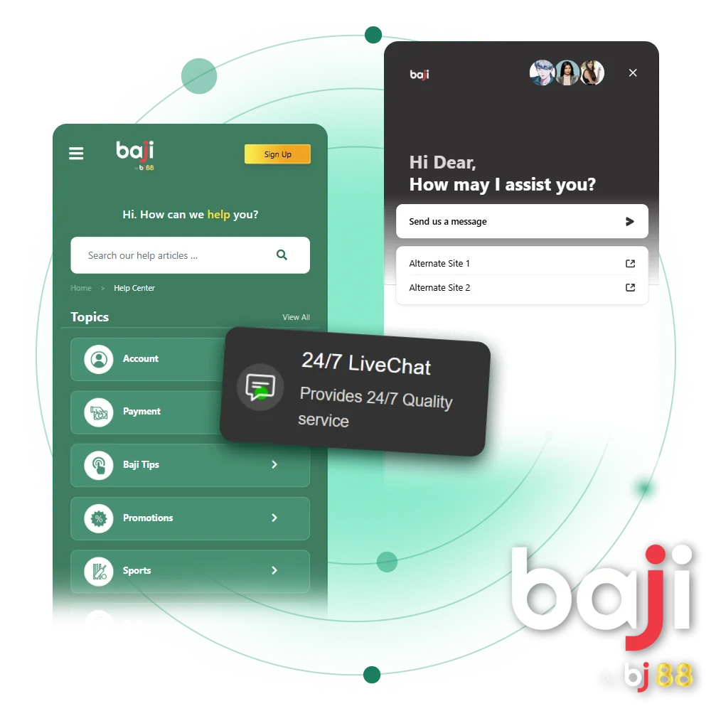 Players can always ask questions to Baji Live experts in a convenient way.