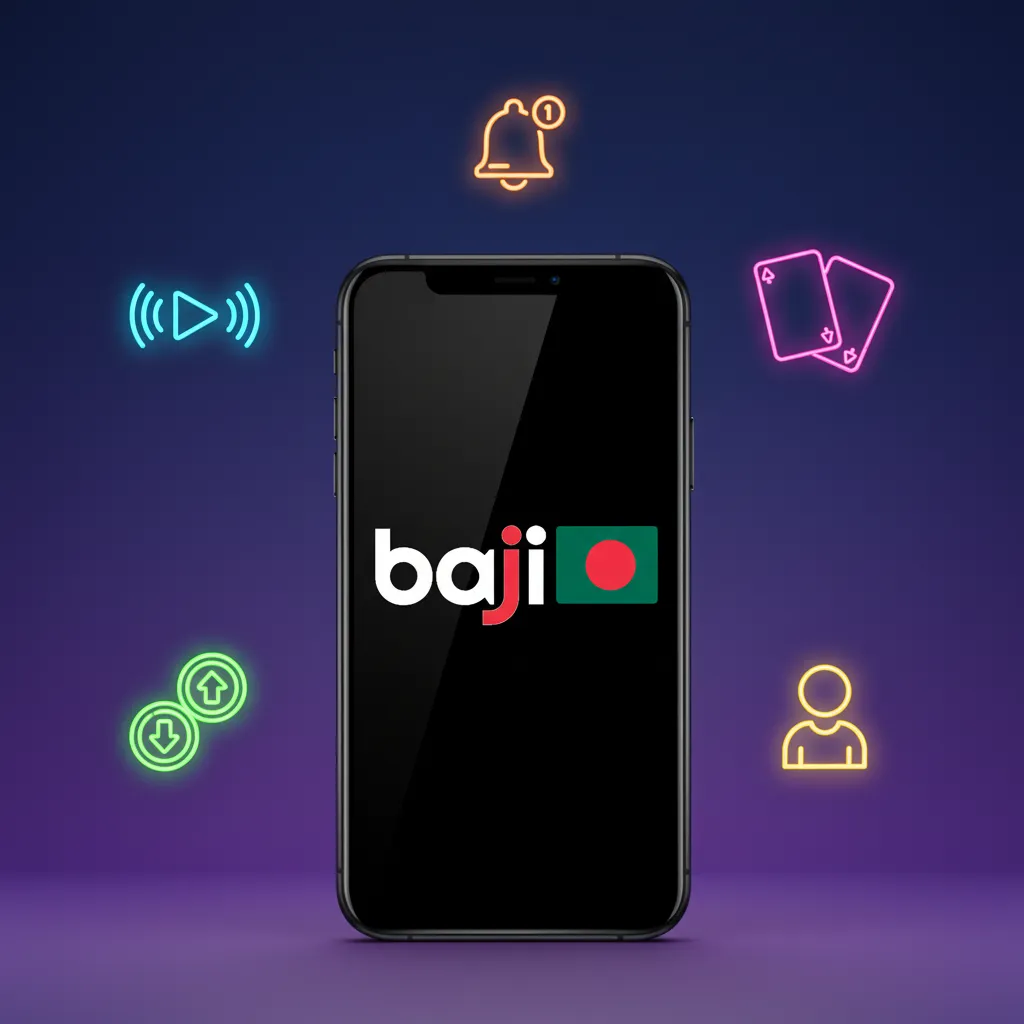Baji Live app: fast live betting with cash out, casino games, bKash/Nagad wallets, limits, and real-time notifications.