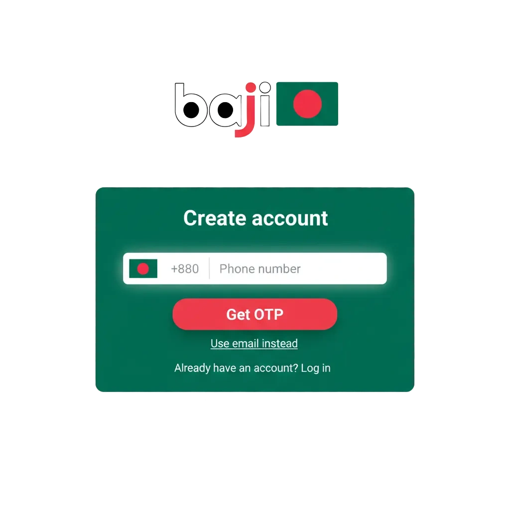 Baji Live Bangladesh sign-up, login, verification; 77% sports to 7,777 BDT, 100% slots/fishing to 1,777 BDT.