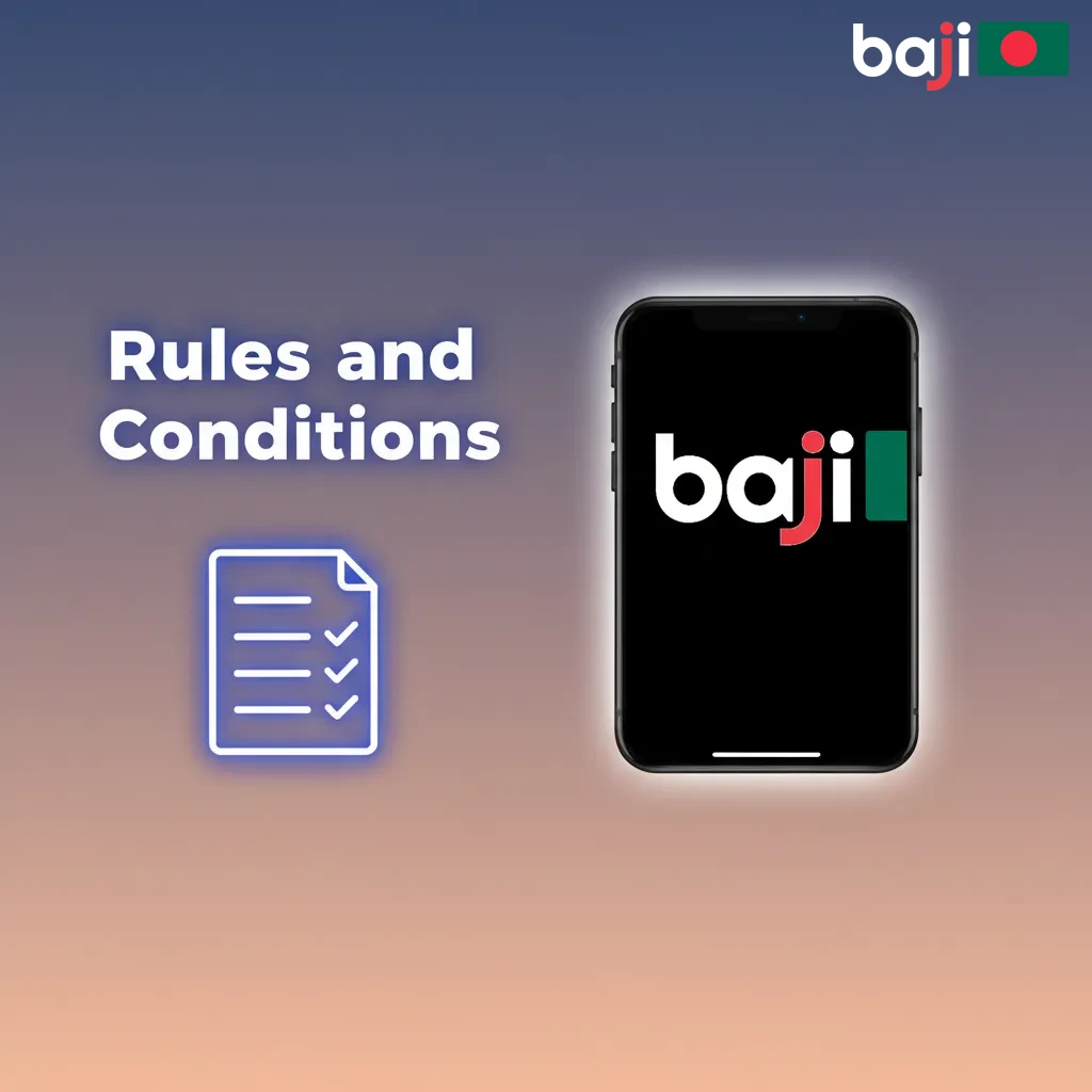 Rules and Conditions for Bangladesh users: must be 18+, one account, own-name payments, bonus terms apply, no abuse.
