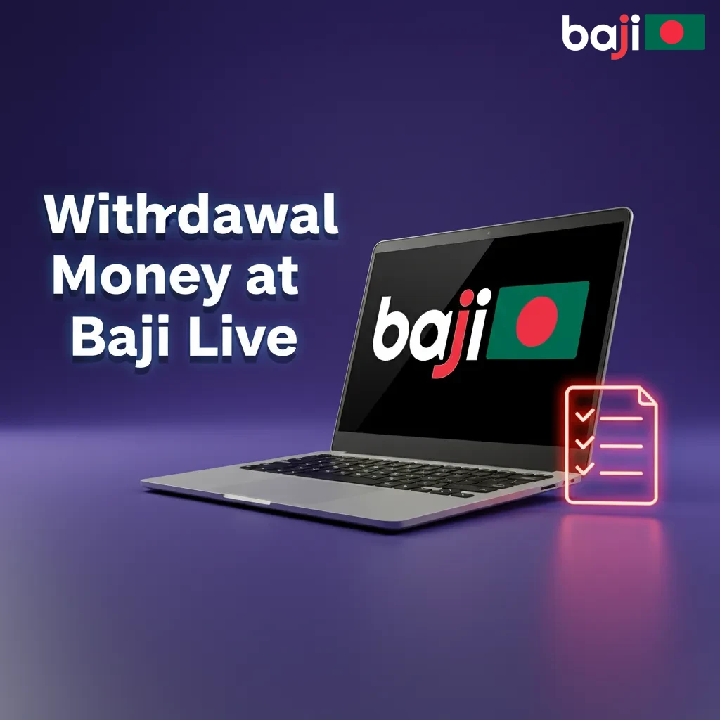 Baji Live withdrawal steps: Open Cashier, choose verified bKash/Nagad/Rocket/bank/card, enter BDT, submit, track.