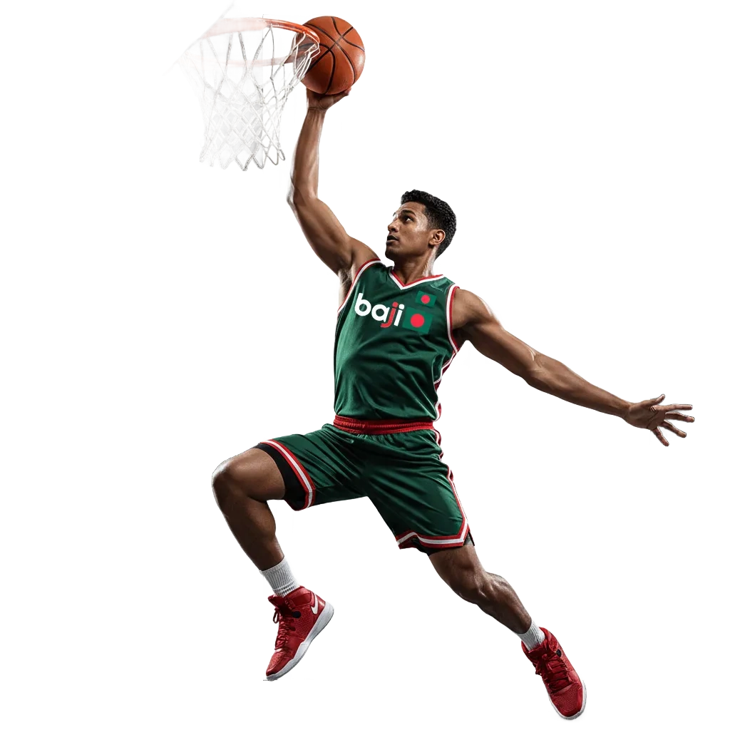 Baji Live basketball betting app showing live odds, NBA & EuroLeague markets, cash-out, BDT payments in Bangladesh