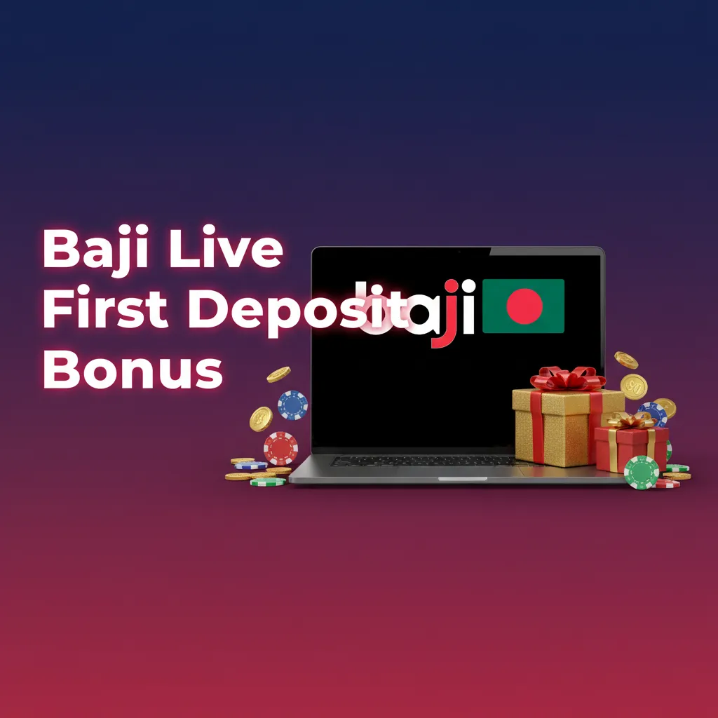 Baji Live First Deposit Bonus: 77% Sports up to 7,777 BDT or 100% Slots/Fishing up to 1,777 BDT. Choose on first deposit