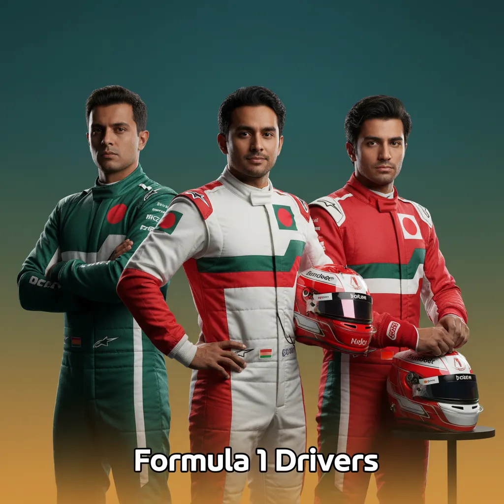 Projected 2025 F1 grid by team and drivers; some TBA; title odds shown as live in app.