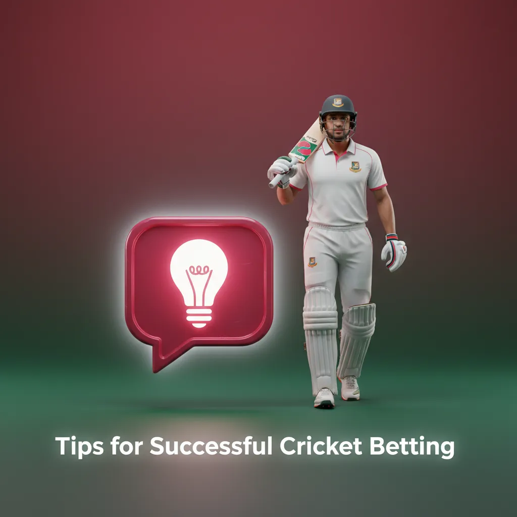Checklist infographic: cricket betting tips&mdash;form, pitch, weather, toss, bankroll, live bets, stats tools.