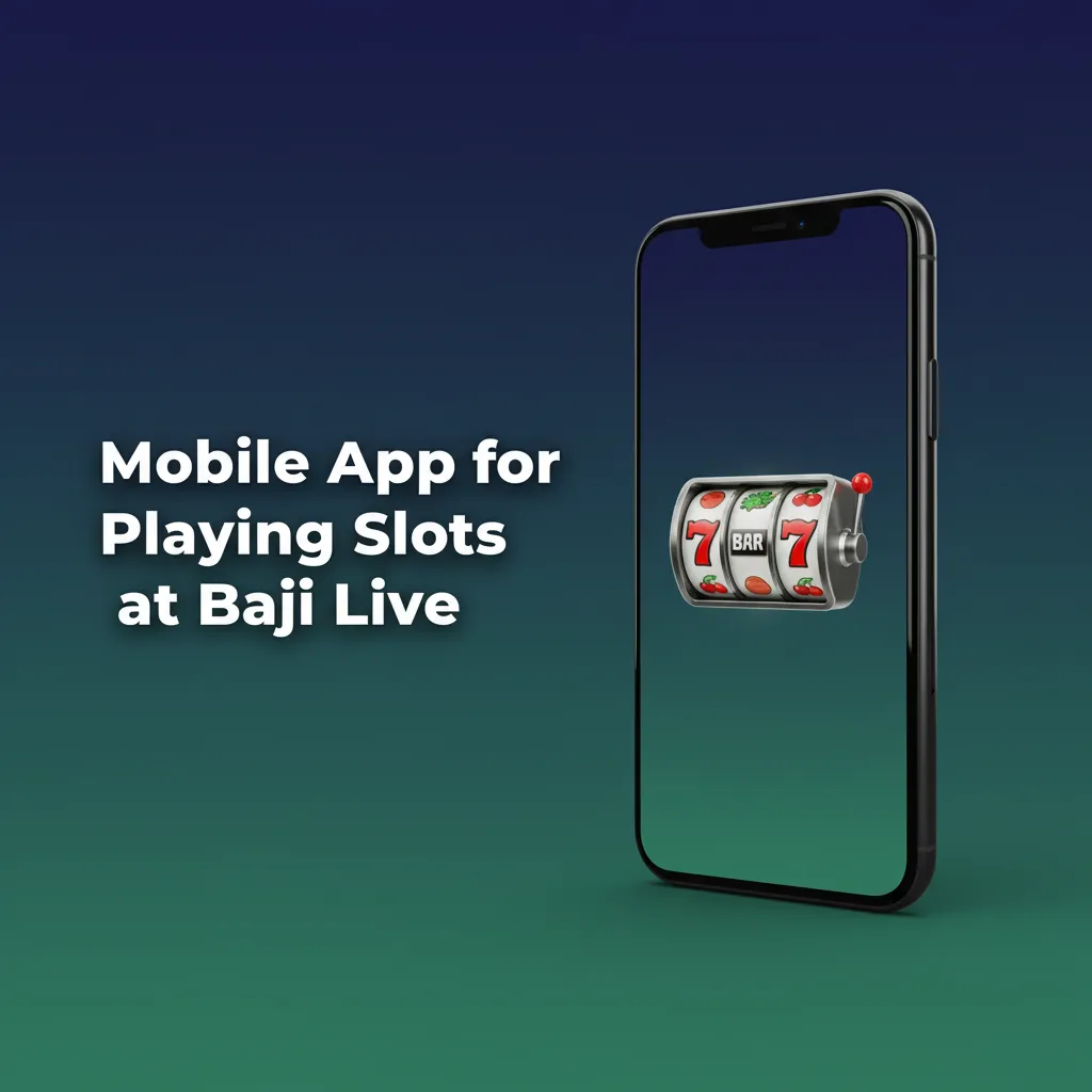 Phone showing Baji Live slots app with tabs, filters, balance and BDT wins; works on Android and iOS