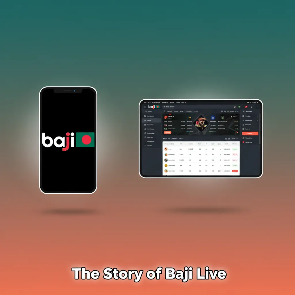 Infographic on Baji Live: licensing transparency, Bangladesh focus, HQ details, and value-first promos.