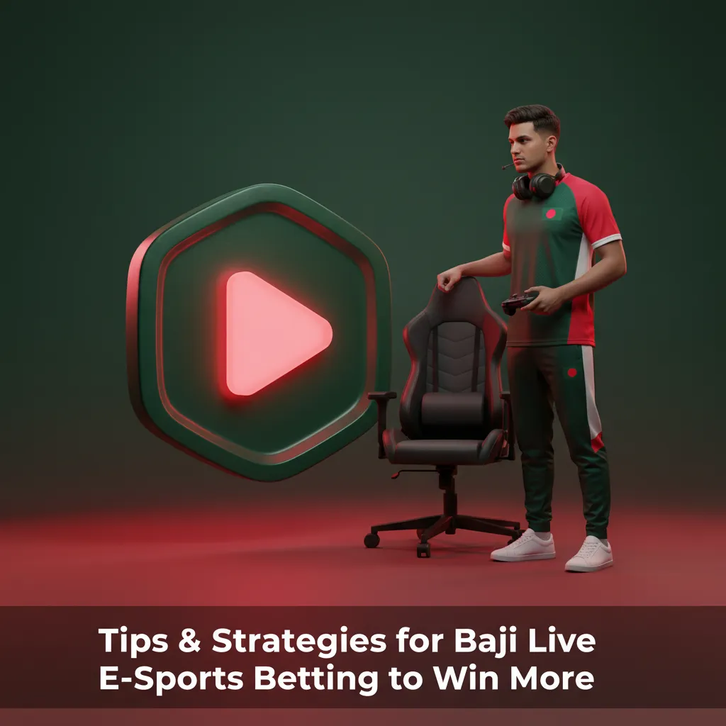 Infographic: Baji Live esports betting tips&mdash;bankroll, research teams, compare live lines, avoid chasing losses. Track odds.